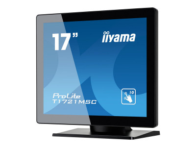 Iiyama : 17IN LCD 1280X1024 5:4 5MS T1721MSC-B1 1000:1 VGA DVI USB