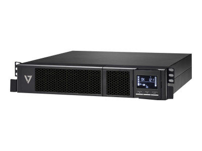 V7 : 1500VA UPS RACK MOUNT 2U LCD 8 OUT IEC SINE WAVE 230V ECO (23.90kg)