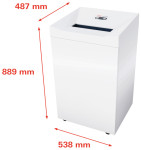 HSM Destructeur de documents PURE 630, coupe bandes: 3,9 mm HSM Destructeur de documents PURE 630, coupe bandes: 3,9 mm