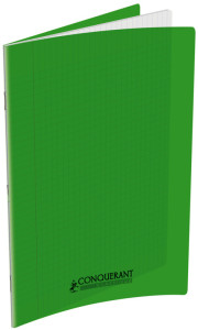 CONQUERANT CLASSIQUE Cahier 170 x 220 mm, seyès, vert