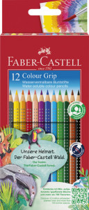 FABER-CASTELL Crayons de couleur Colour GRIP, étui de 24
