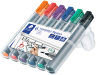 STAEDTLER Marqueur pour tableau papier Lumocolor 356, étui de 6 STAEDTLER Marqueur pour tableau papier Lumocolor 356, étui de 6