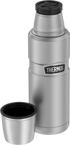 THERMOS bouteille isotherme STAINLESS KING, 1,2 litre, rouge