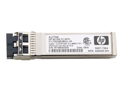 HP : 8GB SHORT WAVE FC SFP+ 1 pack . (pc)