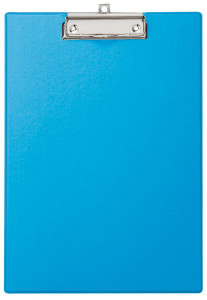MAUL porte-bloc, A4, recouvert de film, bleu clair