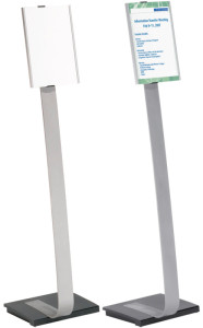 DURABLE Support d'information INFO SIGN stand, A4, aluminium