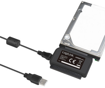 LogiLink Câble adaptateur USB 2.0 - SATA et IDE, longueur: