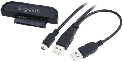 LogiLink Câble adaptateur USB 2.0 - SATA, USB A mâle - SATA
