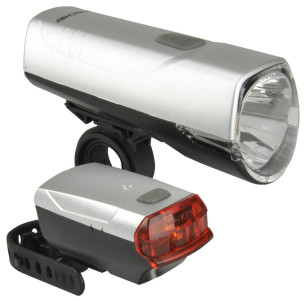 FISCHER Kit d'éclairage LED pour vélo 20/10 Lux