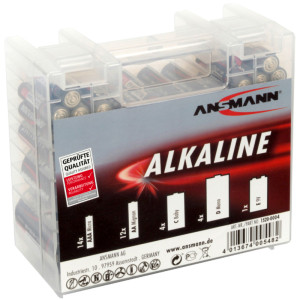 ANSMANN Boîte de piles alcalines 