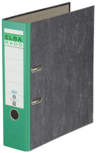ELBA classeur rado papier marbré, largeur de dos: 80 mm,noir