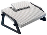 WEDO Repose-pieds Relax, ajustable en hauteur, gris clair WEDO Repose-pieds Relax, ajustable en hauteur, gris clair