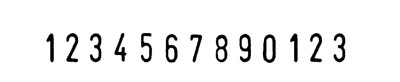 COLOP tampon numeroteur Mini Dater S120/13, a 13 chiffres,