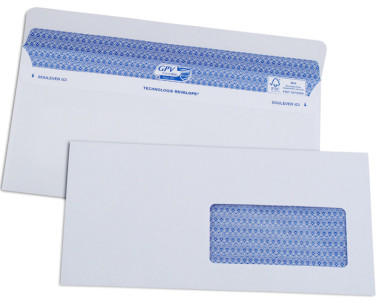 GPV Enveloppes SECURE, 162 x 229 mm, sans fenêtre