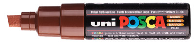 uni-ball Marqueur à pigment POSCA PC-8K, marron