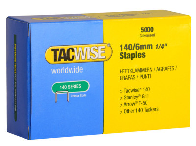 agrafes TACWISE multipack + 8 + 140/6 + 10 12 + 14, galvanisée