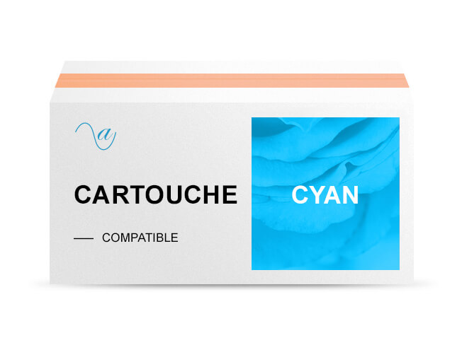 ALT : Cartouche Jet d'Encre Cyan Compatible (avec puce) alternative à Canon CLI-526C
