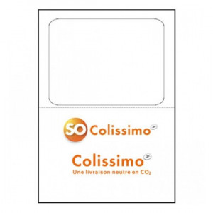 AVERY Etiquettes intégrées Stick'NGo, 120 x 164 mm format Colissimo, blanc