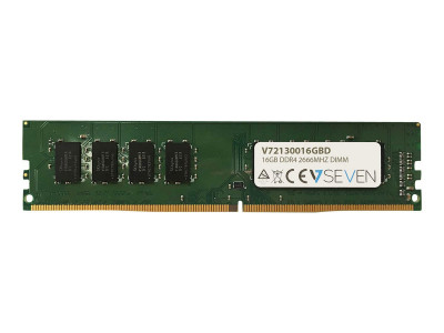 V7 : 16GB DDR4 2666MHZ CL19 NON ECC DIMM PC4-21300 1.2V 288PIN