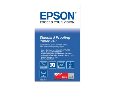 Epson S045114 Papier Proofing Standard FOGRA épaisseur 240g 44 pouces