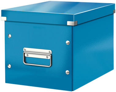 LEITZ Boîte de rangement Click & Store WOW Cube L, bleu