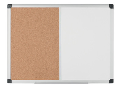 Bi-Office Tableau mixte, tableau blanc / liège, 600x450 mm
