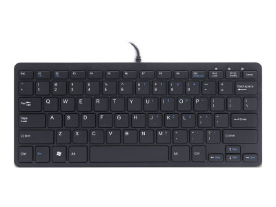 R-Go Tools : R-GO COMPACT KEYBOARD US LAYOUT QWERTY BLK WIRED US