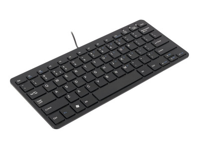 R-Go Tools : R-GO COMPACT KEYBOARD US LAYOUT QWERTY BLK WIRED US