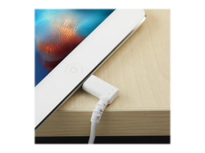 Startech : 2M ANGLED LIGHTNING TO USB CABLE-APPLE MFI CERTIFIED-WHITE