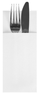 PAPSTAR Servietten-Tasche, 1/8-Falz, weiß, 480er
