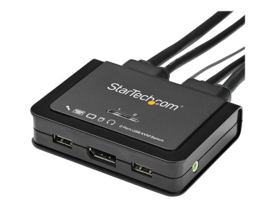 Startech : 2 PORT USB 4K60HZ DISPLAYPORT KVM SWITCH - OS INDEPENDENT