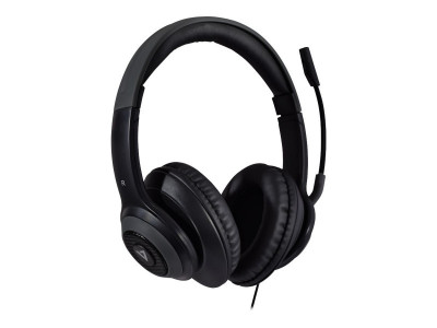 V7 : DELUXE USB HEADSET W/MIC ON cable CONTROL 1.8M cable DELU