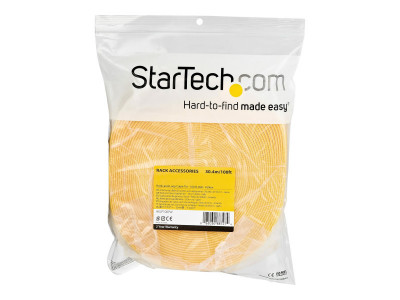 Startech : 100FT. HOOK et LOOP ROLL - YELLOW - RESUABLE