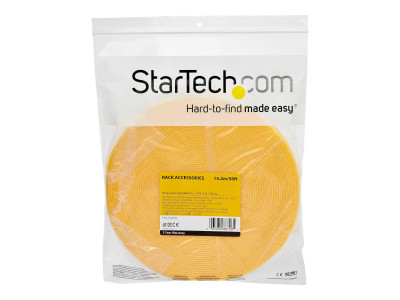 Startech : 50FT. HOOK et LOOP ROLL - YELLOW - RESUABLE