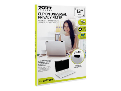 Port Technology : PRIVACY FILTER 2D - 15.6IN 16/9 - CLIP ON