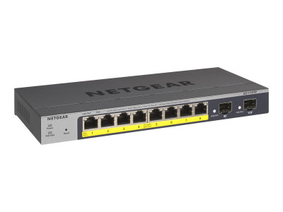 Netgear GS110TP Smart switch Web manageable PoE série Pro 10 ports Gigabit Ethernet dont 8 ports PoE et 2 ports SFP dédiés