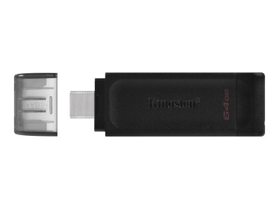 Kingston : 64GB USB 3.2 DATATRAVELER 70 USB TYPE-C