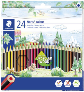 STAEDTLER Crayon de couleur Noris Colour, étui carton 20+4