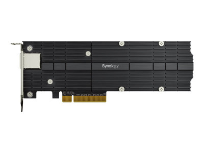 Synology : M.2 SSD + 10GBE COMBO ADAPTER 2X M.2 NVME SSD 22110 et 2280