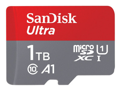 SANDISK : 1TB SANDISK ULTRA MICROSDXC+ SD ADAPTER 120MB/S A1 CLAS 10 UHS-I