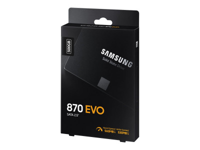 Samsung : SSD 870 EVO 2.5IN 500GB SATA 6 GB/S V-NAND MLC