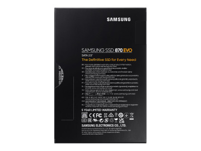 Samsung : SSD 870 EVO 2.5IN 500GB SATA 6 GB/S V-NAND MLC
