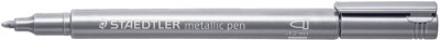 STAEDTLER Permanent-Marker Metallic, Rundspitze, weiß