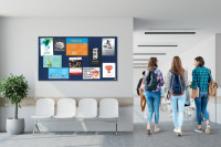 Tableau blanc nobo Impression Pro en feutre, (l) 1 200 x (H) 900 mm, bleu Tableau blanc nobo Impression Pro en feutre, (l) 1 200 x (H) 900 mm, bleu