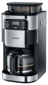 SEVERIN Machine à café KA 4810, acier inoxydable / noir