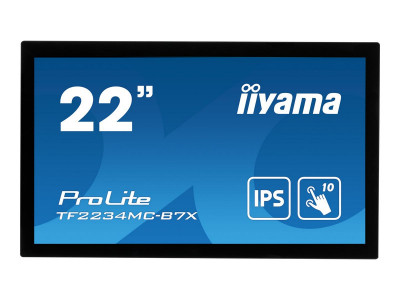 Iiyama : 21.5IN LCD 1920X1080 16:9 TF2234MC-B7X 1000:1 8MS BLACK