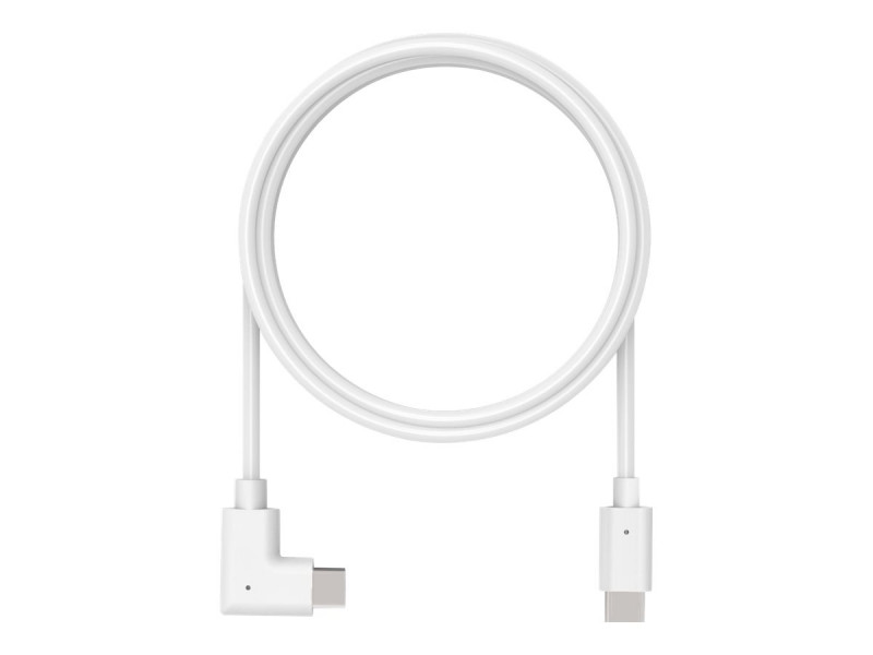 compulocks : 6FT USB-C TO USB-C 90-DEGREE cable CHARGE et data WHITE