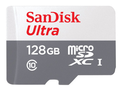 SANDISK : 128GB SANDISK ULTRA MICROSDXC SD ADAPTER 100MB/S CLASS 10 UHS-