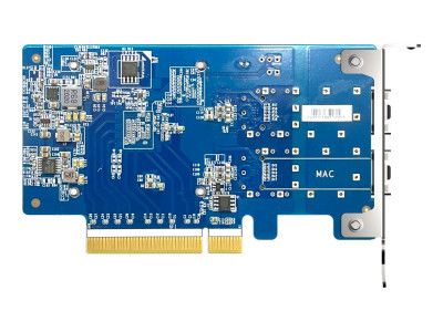 Qnap : 2 PORT SFP28 25GBE NW EXP card LOWPROFILE FORMFACT PCIEGEN4 X8