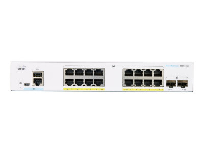 Cisco : CBS350 MANAGED 16-PORT GE POE 2X1G SFP